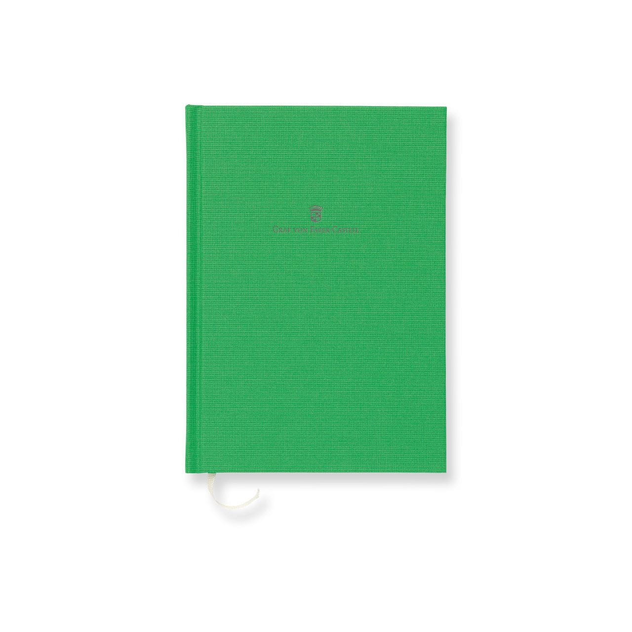 Graf-von-Faber-Castell - Cuaderno con tapas de lino A5 Viper Green