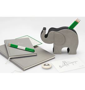 Graf-von-Faber-Castell - Portalápices elefante mediano, Nubuck